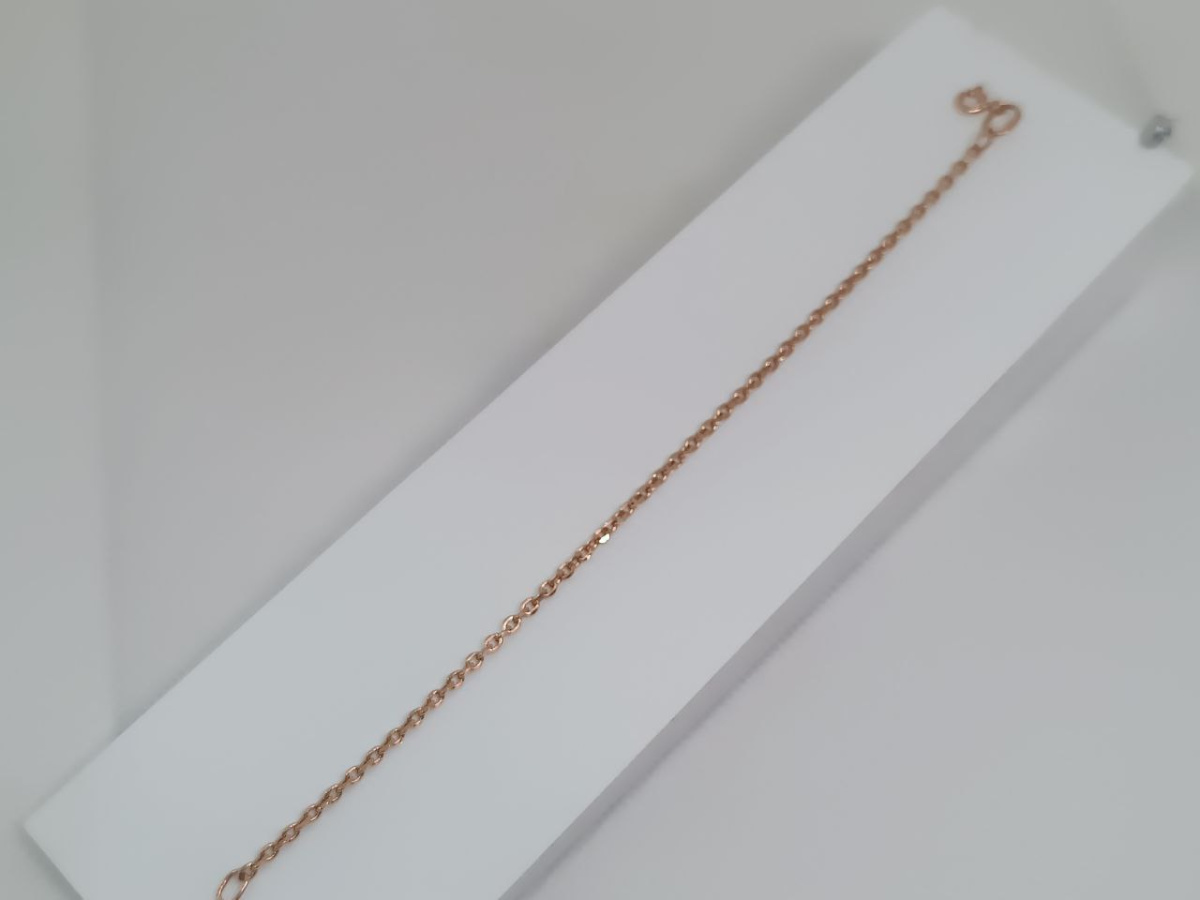 БРАСЛЕТ ПУСТОТЕЛЫЙ Якорное (Au 585)