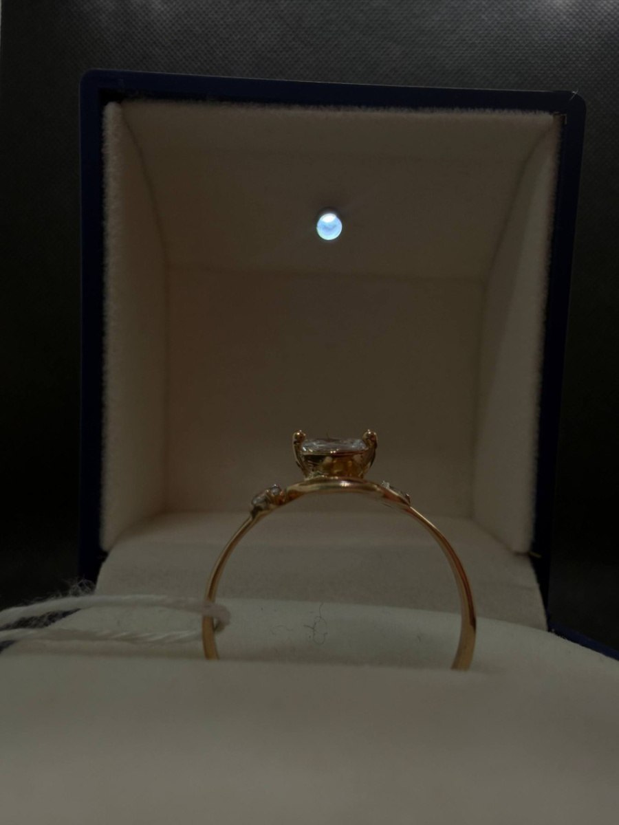 КОЛКМИ585 КОЛЬЦО С КАМНЯМИ (Au 585)