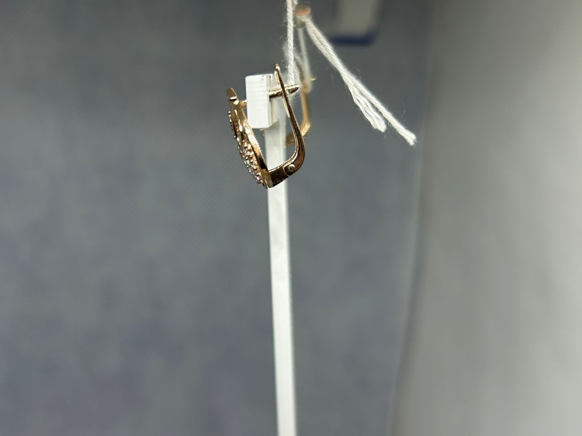 СЕРЬГИ С КАМНЯМИ (Au 585)