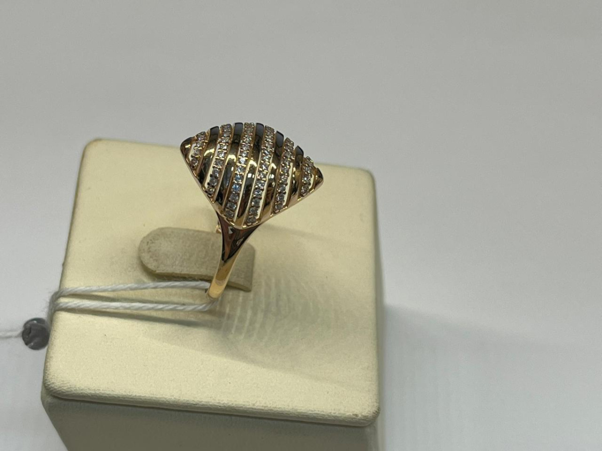 КОЛКМИ585 КОЛЬЦО С КАМНЯМИ (Au 585)