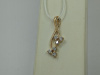 ПОДВЕСКА С КАМНЯМИ (Au 585)