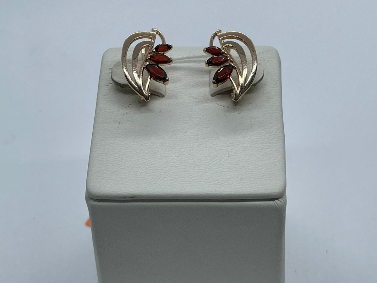 СЕРЬГИ С КАМНЯМИ (Au 585)