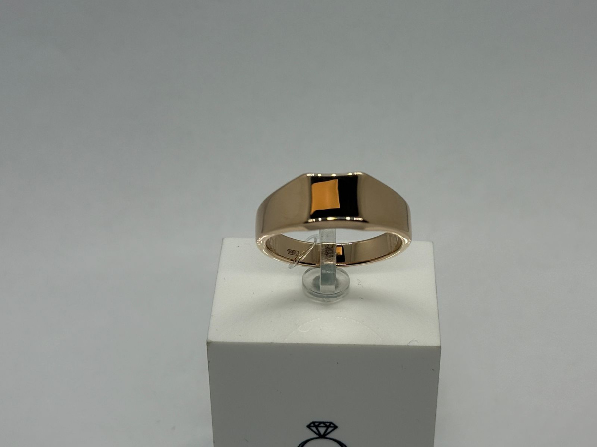 КОЛЬЦО ПЕЧАТКА без камня (Au 585)