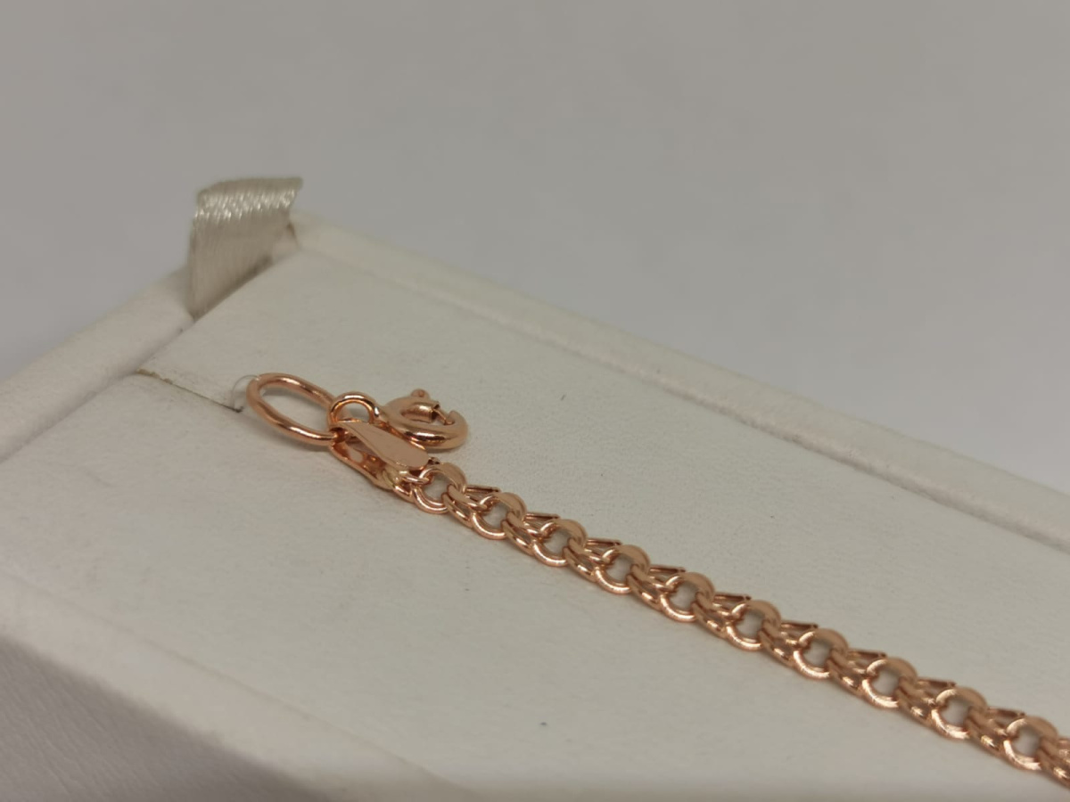 7040200-16 БРАСЛЕТ ПОЛНОВЕСНЫЙ Бисмарк (Au 585)