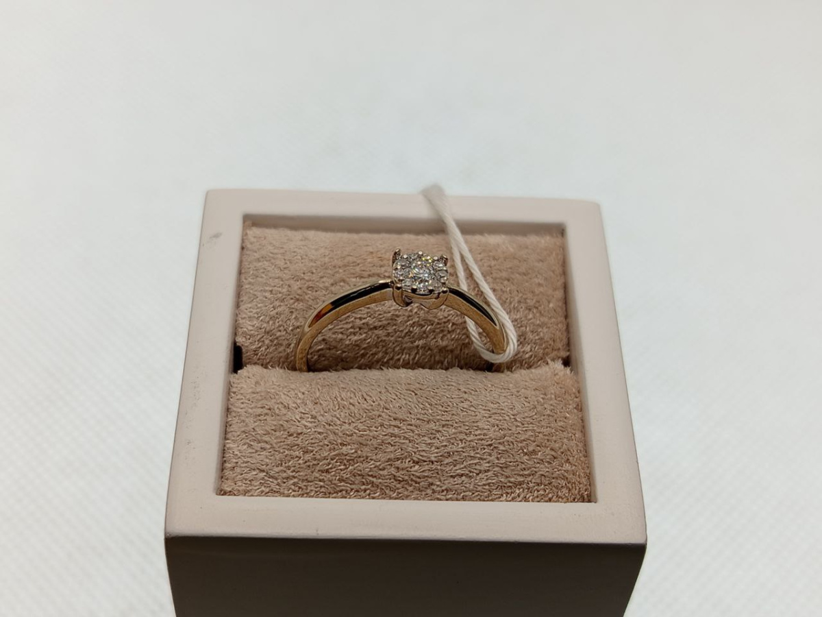 КОЛЬЦО БРИЛЛИАНТ Au 585