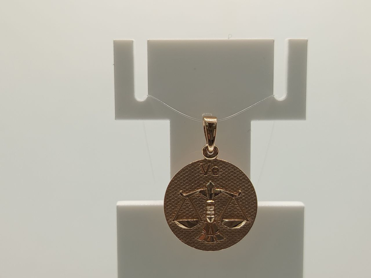 ПОДВЕСКА ЗНАК ЗОДИАКА ВЕСЫ (Au 585)