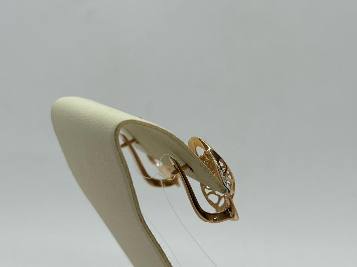 СЕРЬГИ С КАМНЯМИ (Au 585)