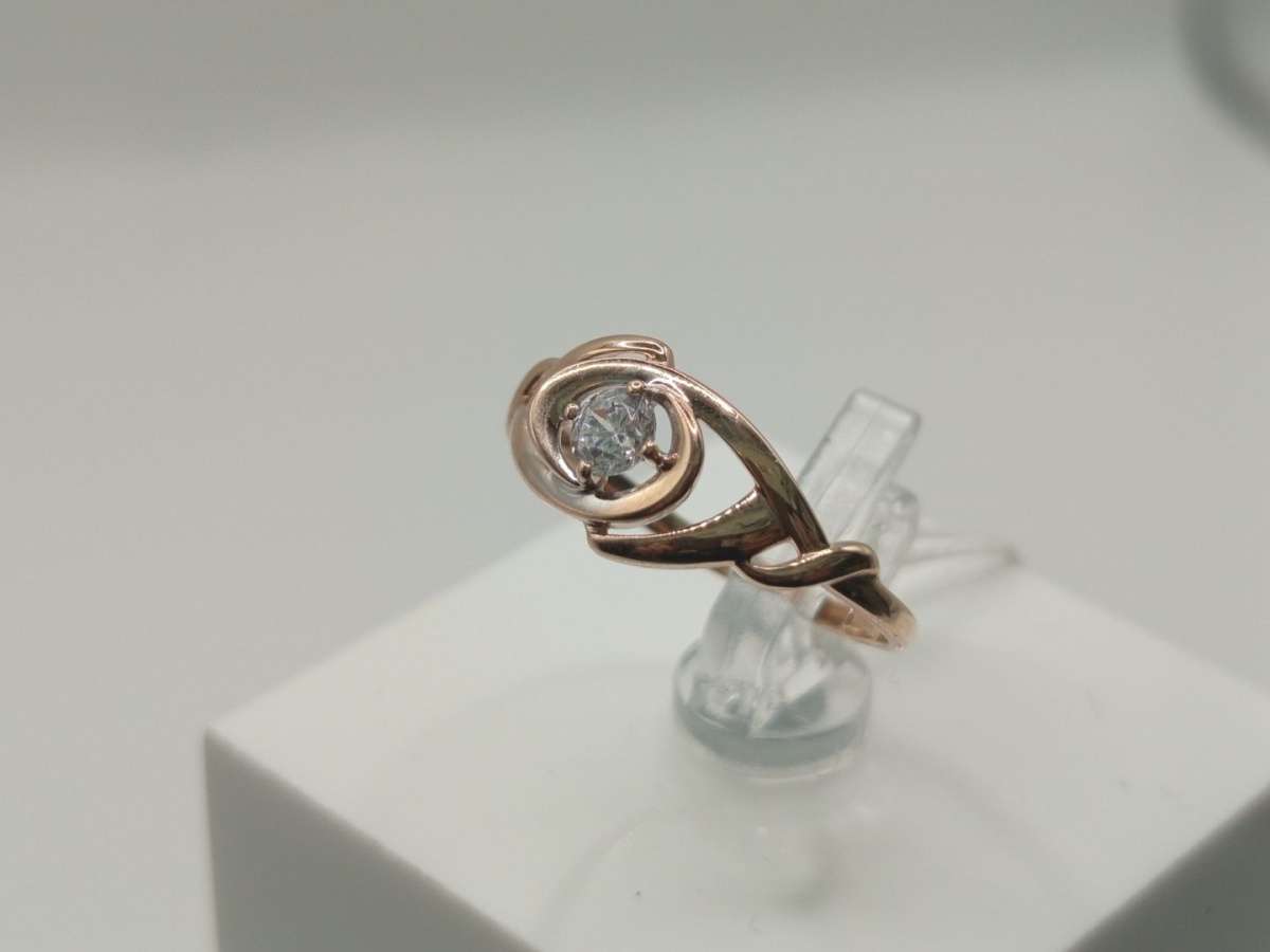 КОЛЬЦО С КАМНЕМ (Au 585)