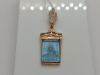 ПОДИКИ585 ПОДВЕСКА ИКОНА С КАМНЯМИ (Au 585)