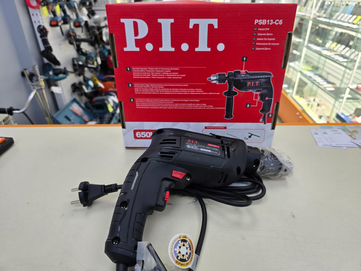 Дрель-ударная P.I.T. PSB13-C6