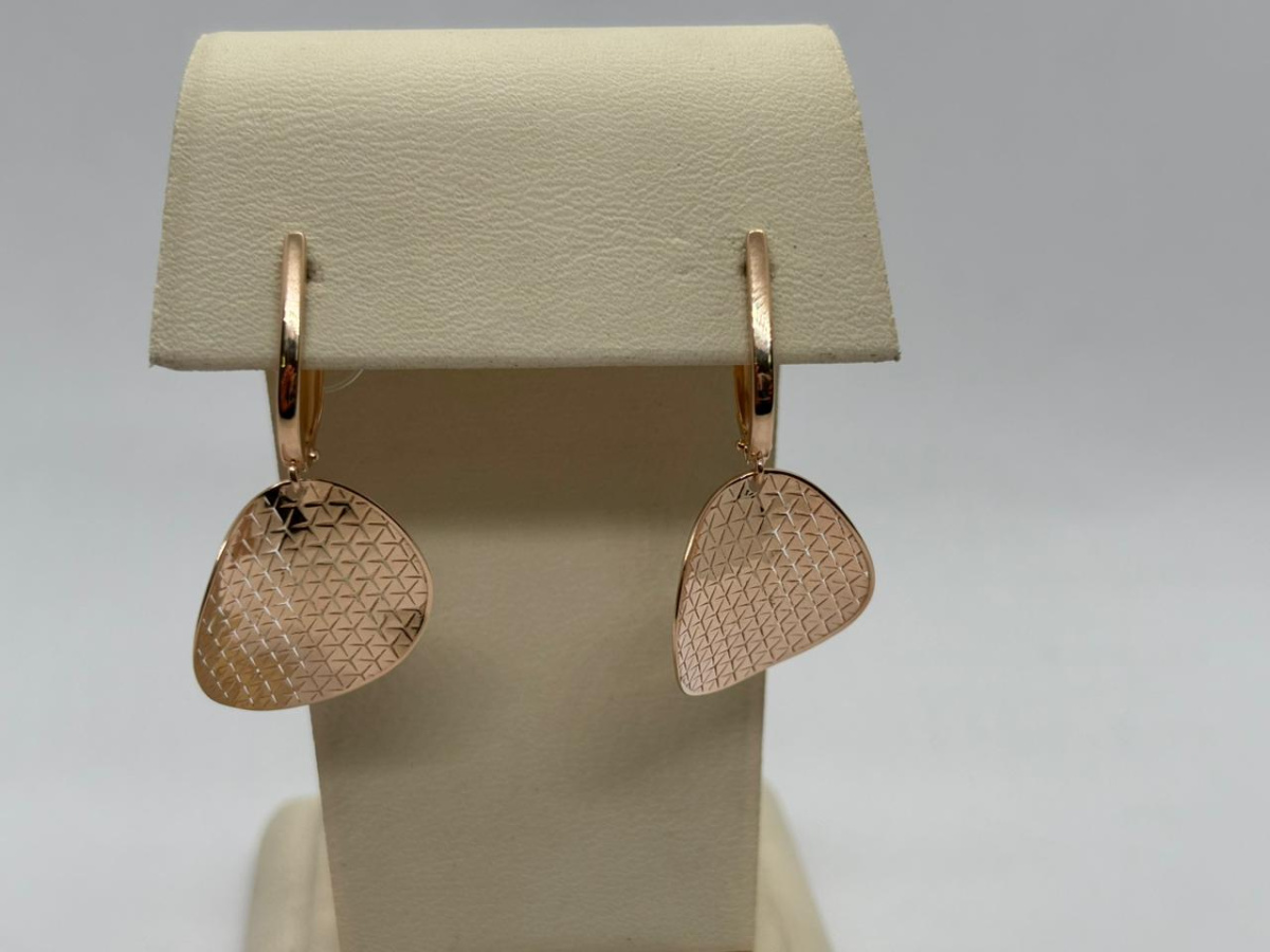 СЕРЬГИ БЕЗ КАМНЯ (Au 585)