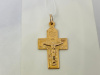 ПОДВЕСКА КРЕСТ БЕЗ КАМНЯ (Au 585)