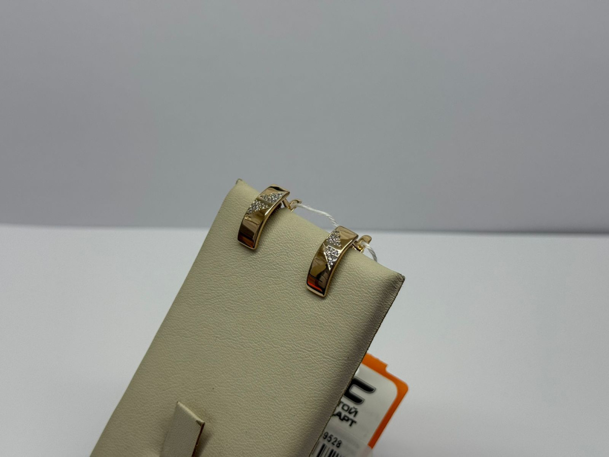 СЕРЬГИ С КАМНЯМИ (Au 585)