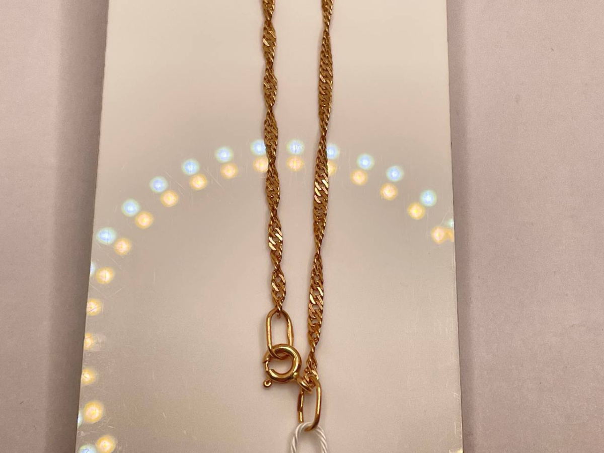 БРАСЛЕТ ПОЛНОВЕСНЫЙ Сингапур Au 585