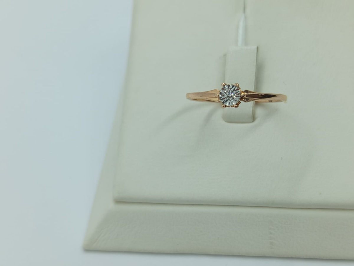 КОЛЬЦО БРИЛЛИАНТ Au 585