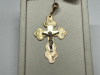 ПОДВЕСКА КРЕСТ без камня (Au 585)