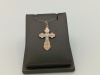 ПОДВЕСКА КРЕСТ без камня (Au 585)