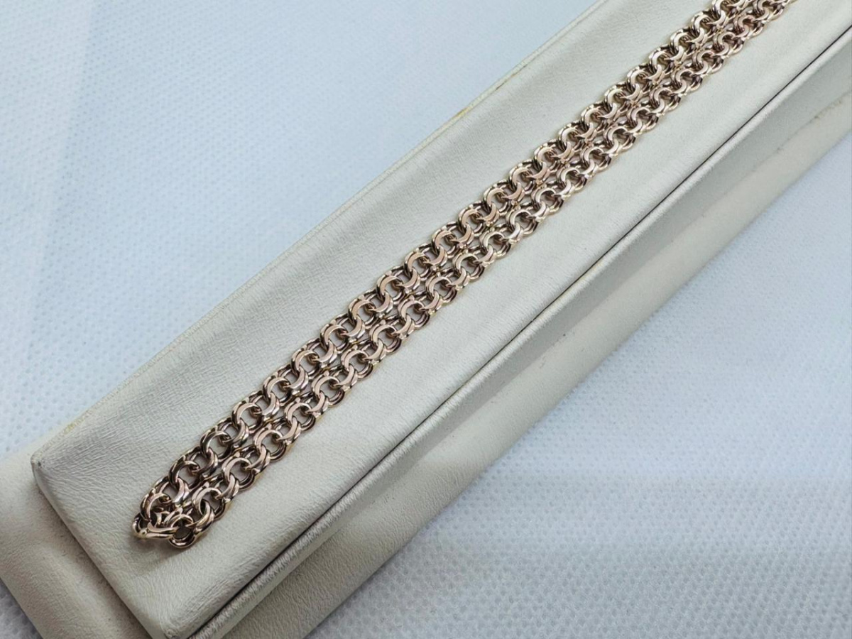 ЦЕПЬ ПОЛНОВЕСНАЯ Бисмарк (Au 585)