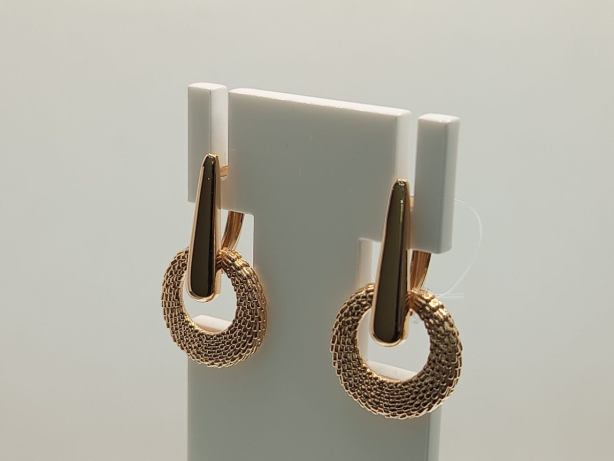 СЕРЬГИ БЕЗ КАМНЯ (Au 585)