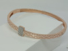 БРАСЛЕТ ЖЕСТКИЙ с камнями (Au 585)
