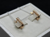 СБКМ585 СЕРЬГИ БЕЗ КАМНЯ (Au 585)