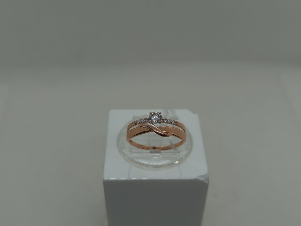 КОЛКМИ585 КОЛЬЦО С КАМНЯМИ (Au 585)