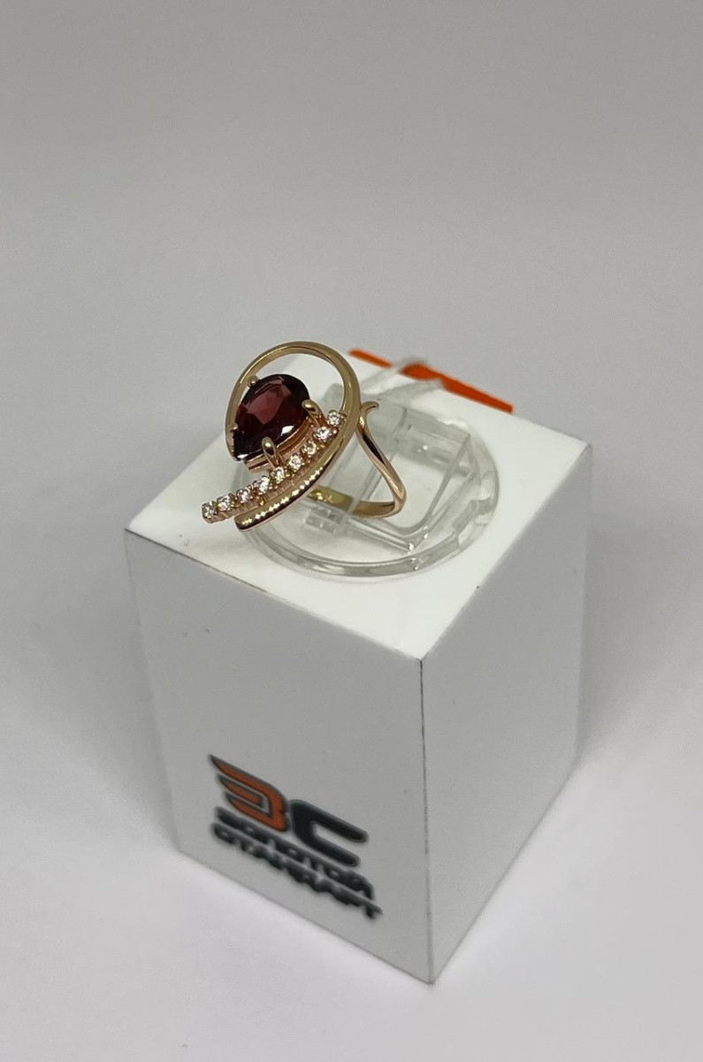 КОЛКМИ585 КОЛЬЦО С КАМНЯМИ (Au 585)