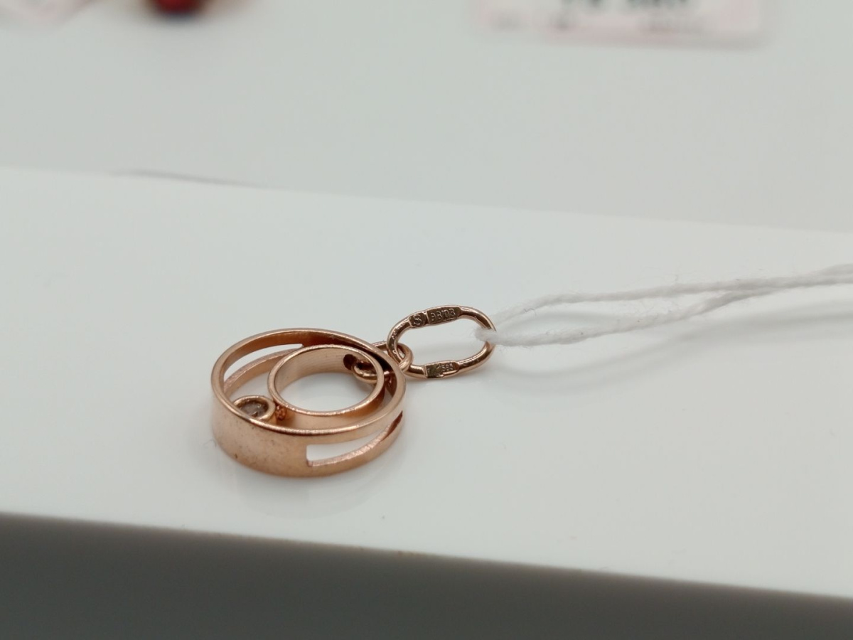 ПОДКМ585 ПОДВЕСКА С КАМНЕМ (Au 585)