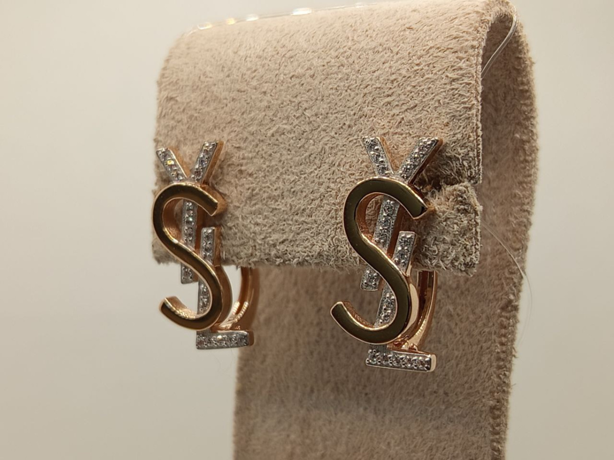 СЕРЬГИ БЕЗ КАМНЯ (Au 585)