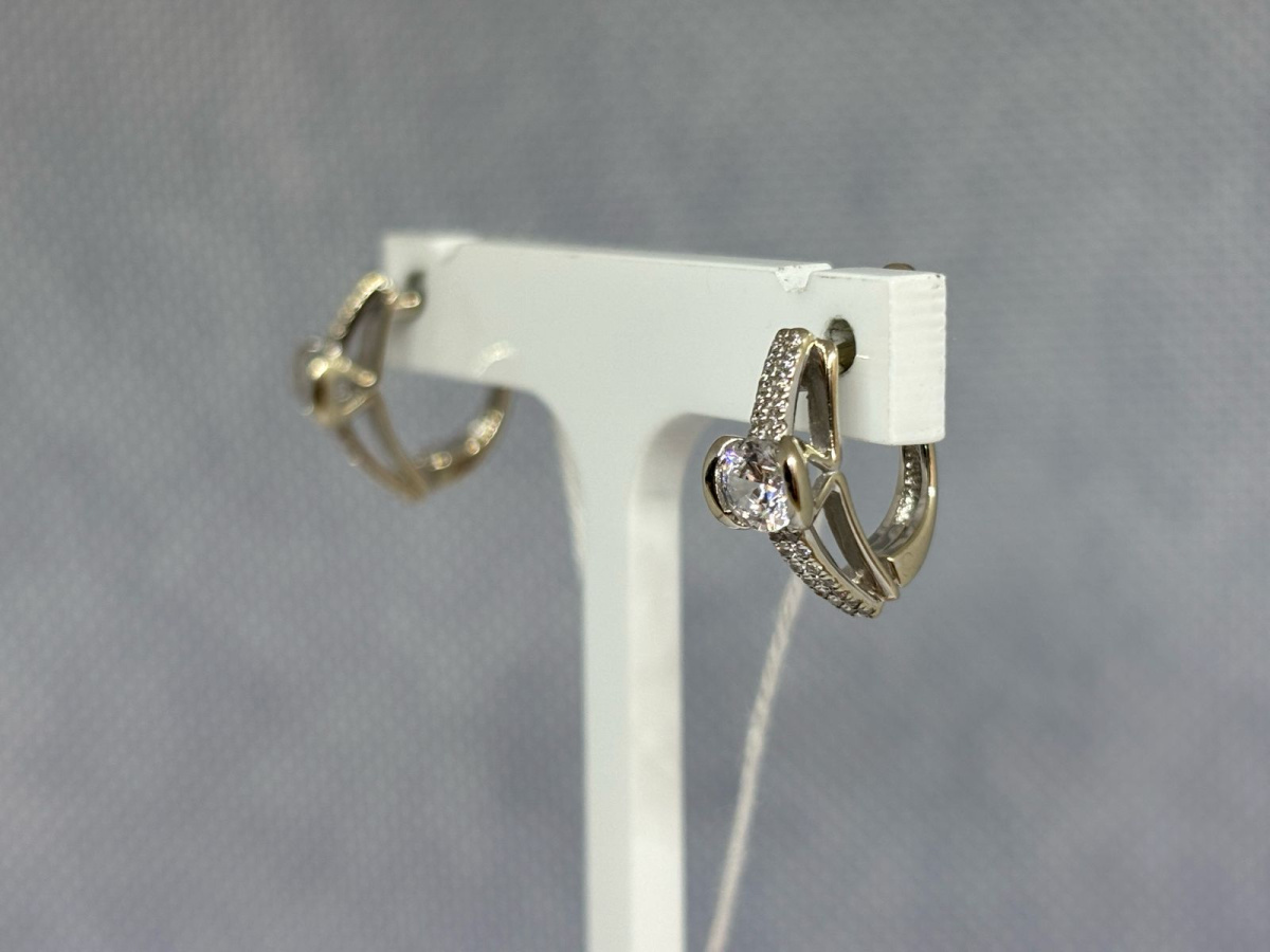 СЕРЬГИ С КАМНЯМИ (Au 585)