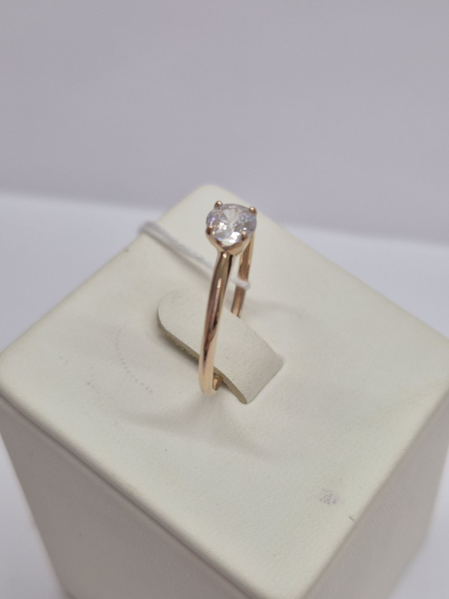 КОЛКМ585 КОЛЬЦО С КАМНЕМ (Au 585)