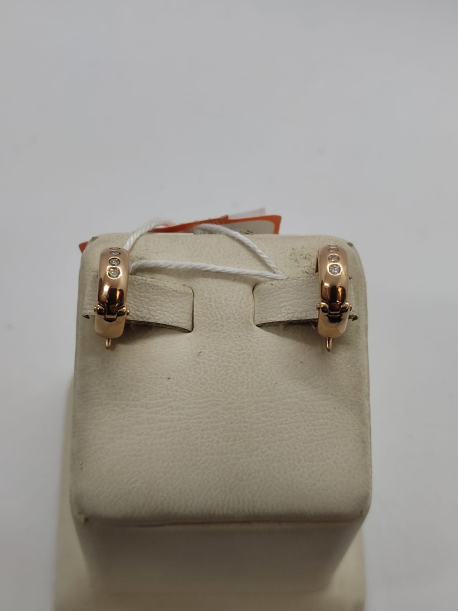 СЕРЬГИ С КАМНЯМИ (Au 585)