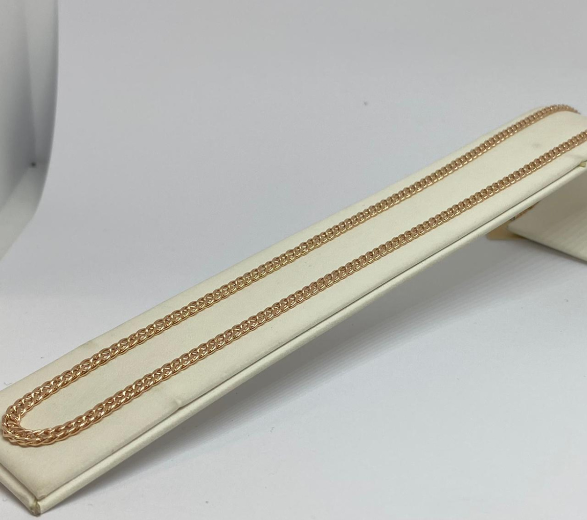 ЦЕПЬ ПУСТОТЕЛАЯ Ромб двойной (Au 585)