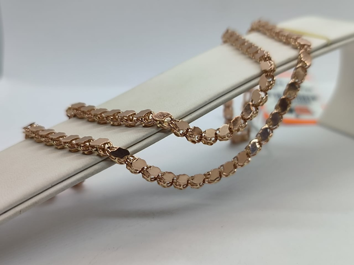 ЦЛЧР585 ЦЕПЬ ПОЛНОВЕСНАЯ Черепашка (Au 585)