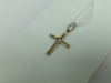 ПОДККИ585 ПОДВЕСКА КРЕСТ С КАМНЕМ (Au 585)