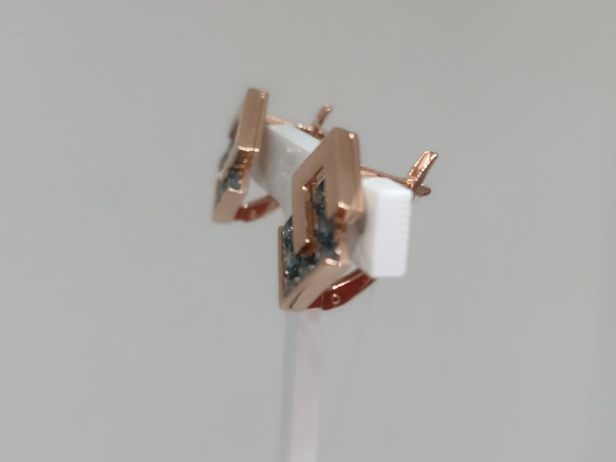 СЕРЬГИ ТОПАЗ (Au 585)