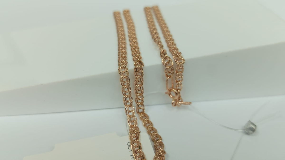 ЦЕПЬ ПУСТОТЕЛАЯ Бисмарк (Au 585)