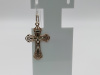 ПОДКБК585 ПОДВЕСКА КРЕСТ БЕЗ КАМНЯ (Au 585)