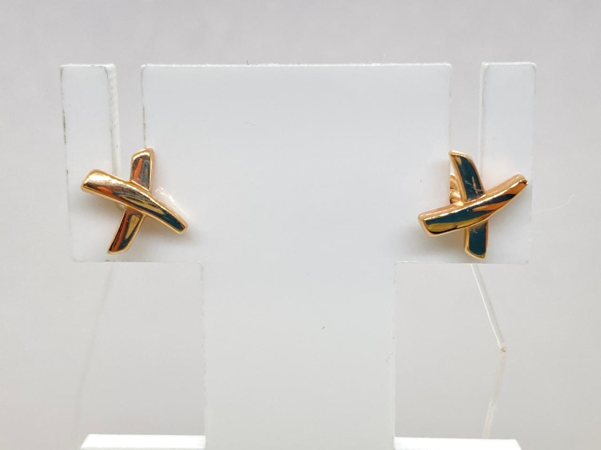 СЕРЬГИ ПУСЕТЫ без камня (Au 585)