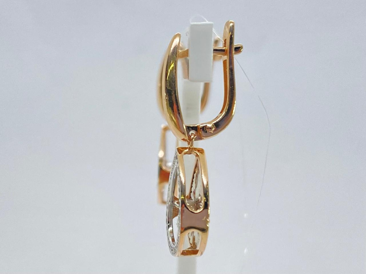 02-11-5497-31-00 СЕРЬГИ БРИЛЛИАНТ (Au 585)