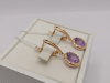 СЕРЬГИ С КАМНЕМ (Au 585)