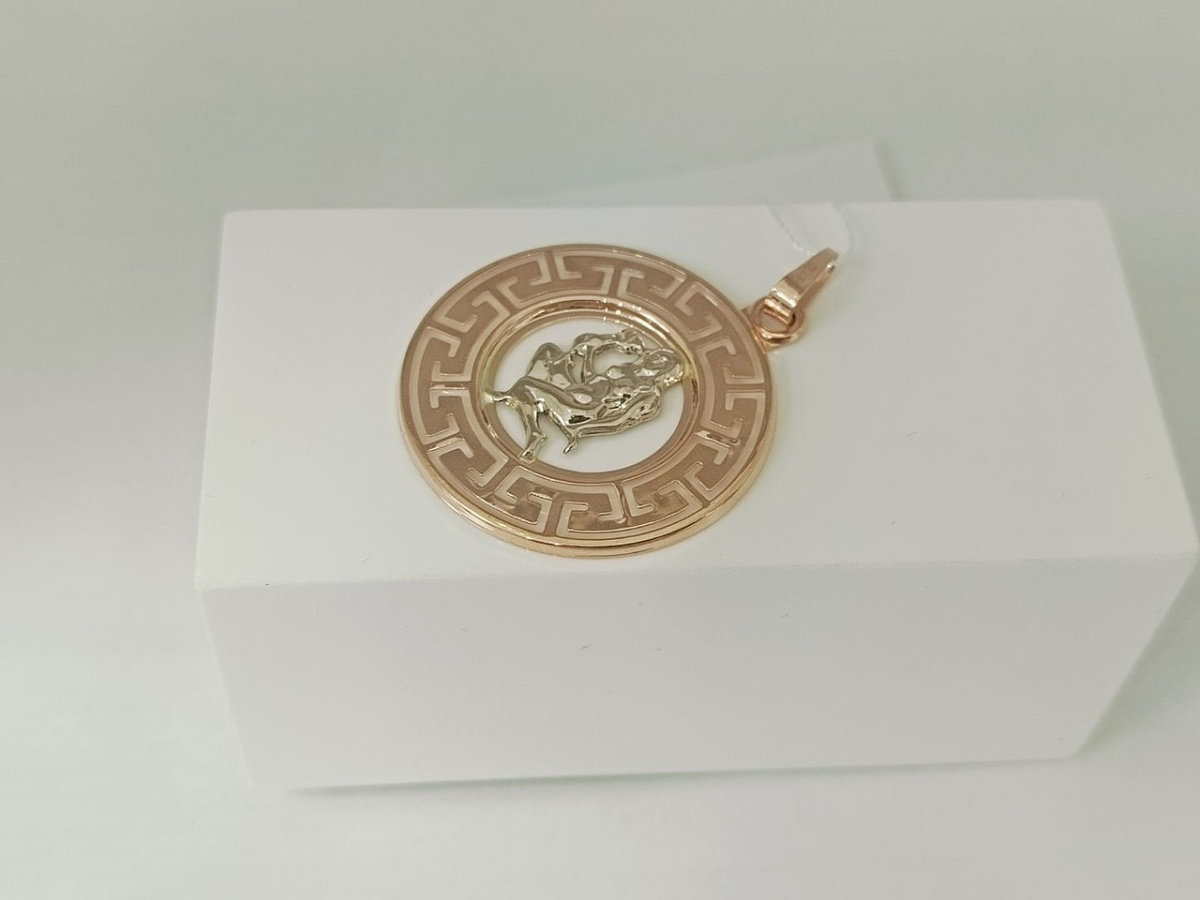 ПОДВЕСКА ЗНАК ЗОДИАКА ДЕВА (Au 585)