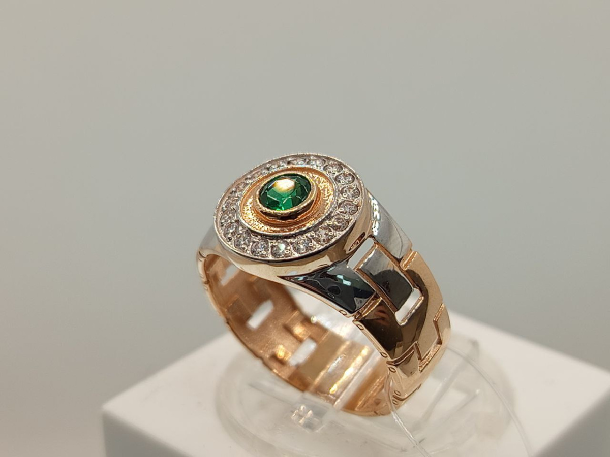 ПЕЧАТКА С КАМНЯМИ (Au 585)