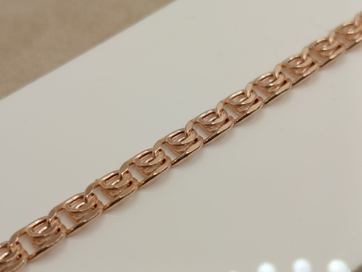 БРАСЛЕТ ПУСТОТЕЛЫЙ Лав (Au 585)