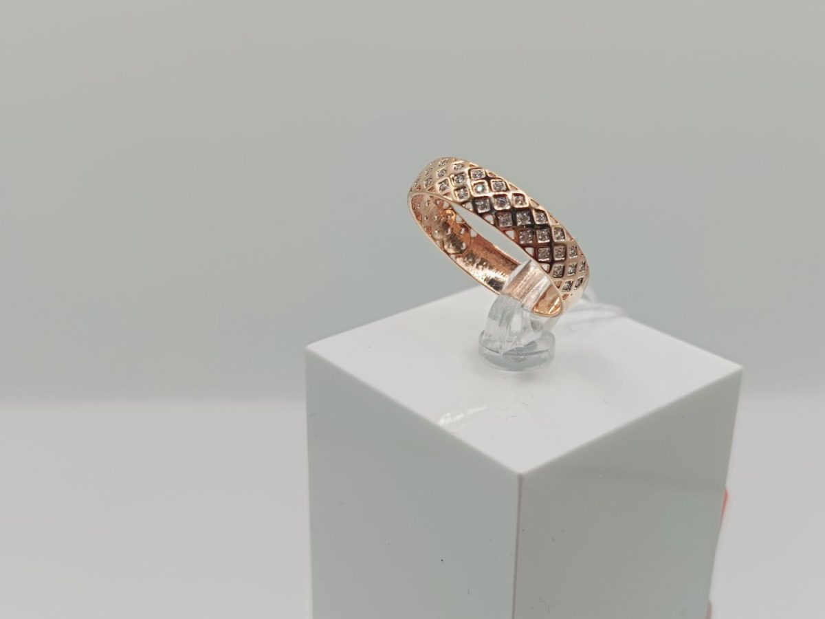 КОЛКМИ585 КОЛЬЦО С КАМНЯМИ (Au 585)