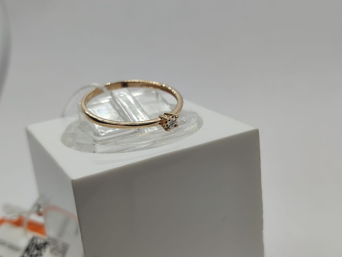 КОЛКМ585 КОЛЬЦО С КАМНЕМ (Au 585)