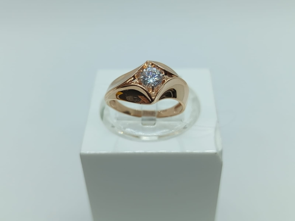 КОЛЬЦО С КАМНЕМ (Au 585)