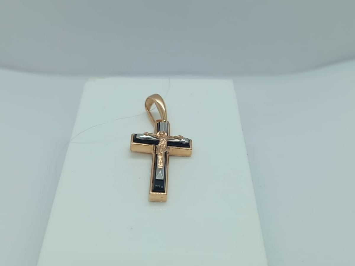 ПОДВЕСКА КРЕСТ (Au 585)