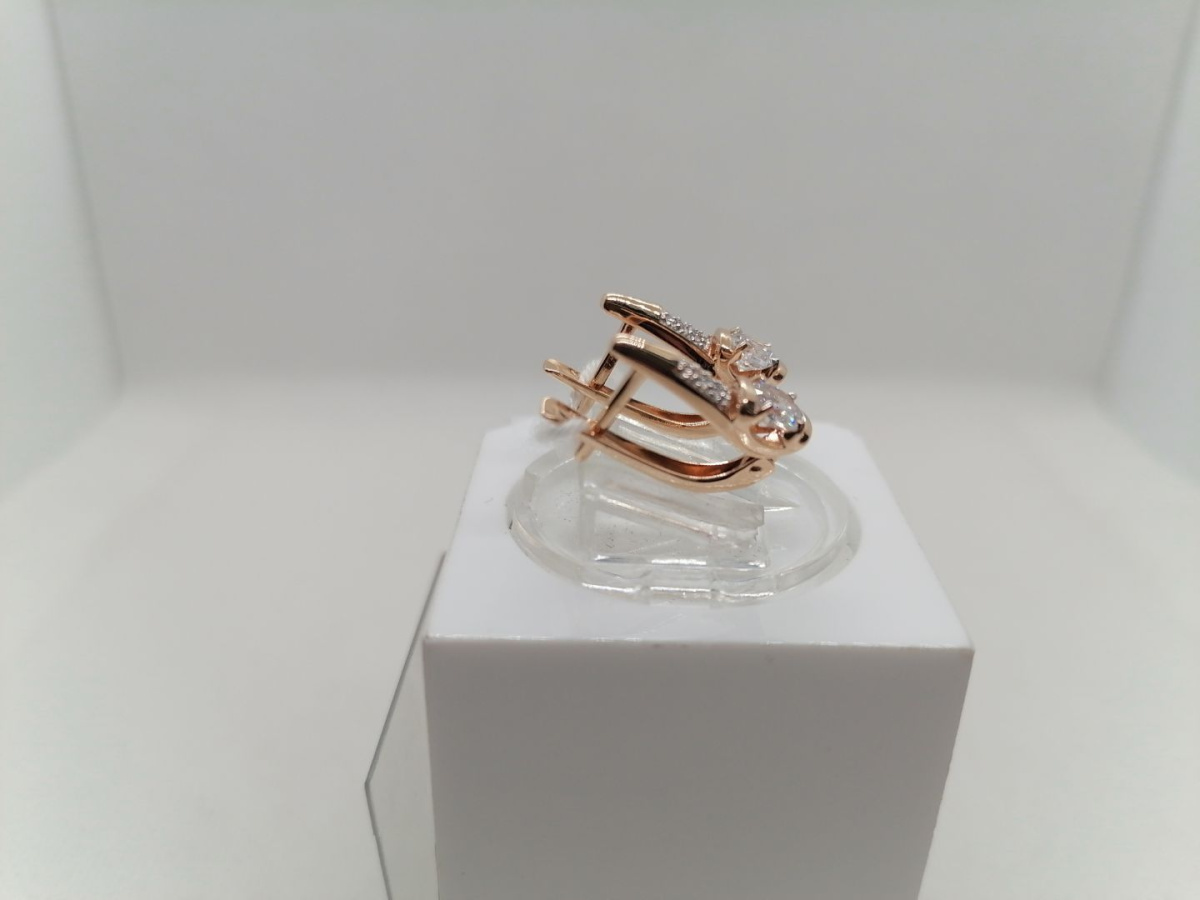 СЕРЬГИ С КАМНЯМИ (Au 585)