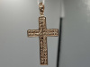 ПОДКБК585 ПОДВЕСКА КРЕСТ БЕЗ КАМНЯ (Au 585)